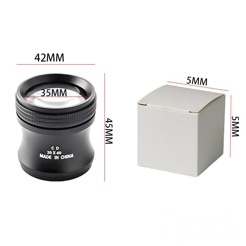 Handheld Cylindrical Magnifying Glass Underestimates Pigeon Eye Buddha Brand 20 Times Jewelry Diamond Magnifying Glass