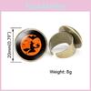Exquisite Adjustable Witch Hat Ring For Kids Halloween Jewelry Costume