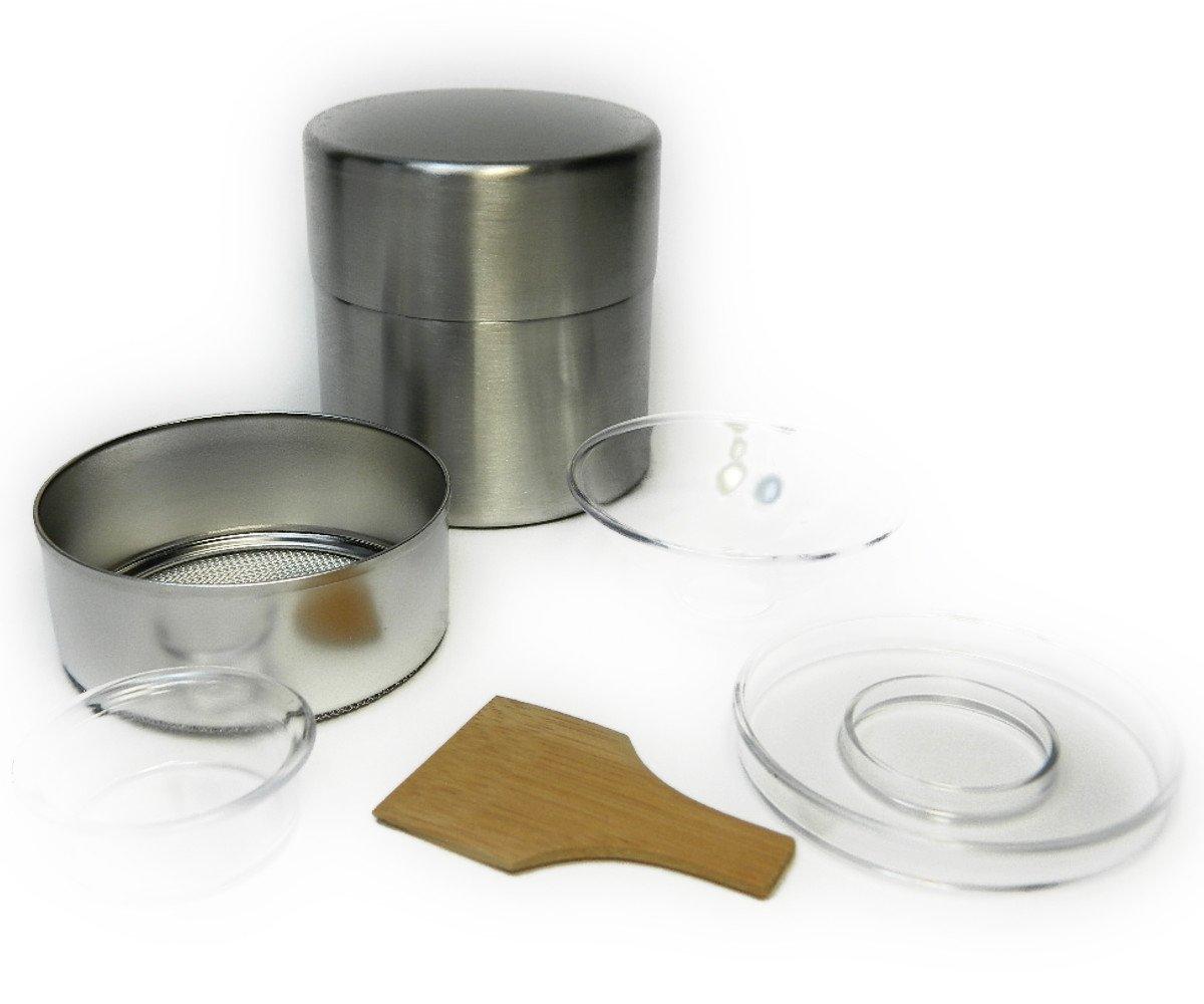 

Большое сито для матча, банка, сделано в Японии, Ниигата, с набором посуды для чайной церемонии, (Сандзё, Префектура), Высококачественное сито высшего сорта,