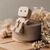 Funny Car Shaking Wooden Man For Dashboard Wood Man Auto Decor Cute Shaking Feet Wooden Doll For Car Interior Figure Accessories