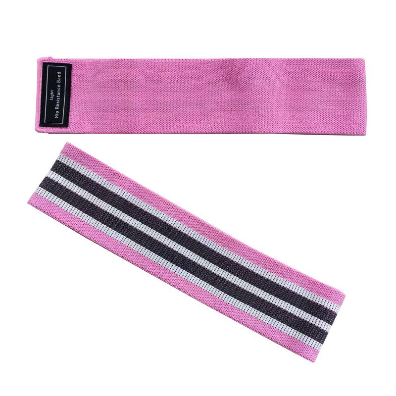 Polyester Cotton Yoga Resistance Bands Set - Booty, Squat, and Hip Lift Fitness Elastic Bands In Stock