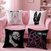 Rapper D-Damso Pillow Case Short Plush Double-Sided Printing Home Machine Washable In Warm Winter Cushion Cover