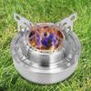 Outdoor Stove Stainless Steel Camping Stove Cookware Stove Cross Camping Fishing Stove Stand Furnace with Stand