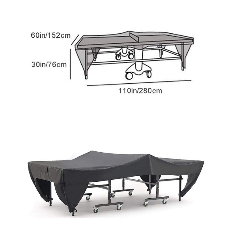 Billiard & Ping Pong Table Dust Cover, Outdoor/Indoor Oxford Cloth