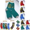 Meias Longas de Tricô de Algodão Harry Potter Unissex Estilosas Para Fãs de Slytherin Gryffindor