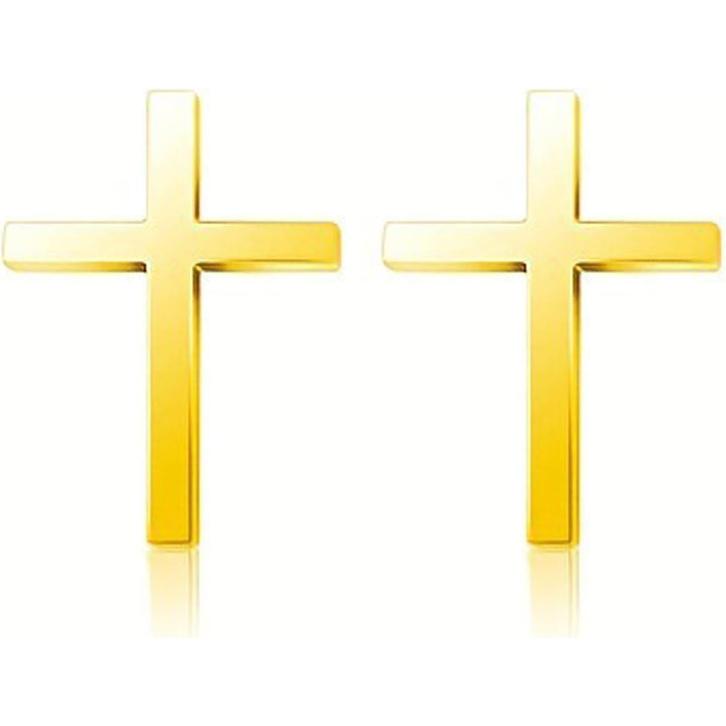 3D Christian Cross Car Decal - Metal Jesus Stickers for Cars, Trucks, SUV, Bible Religious Auto Emblem, Waterproof Chrome Silver Adhesive Backing