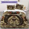 Ancient Scroll Oblivion Pattern Bedding,Quilt Set Quilt Cover Pillowcase Home Birthday Gift (1*duvet Cover+2*pillowcase,without core)SSJT0917308
