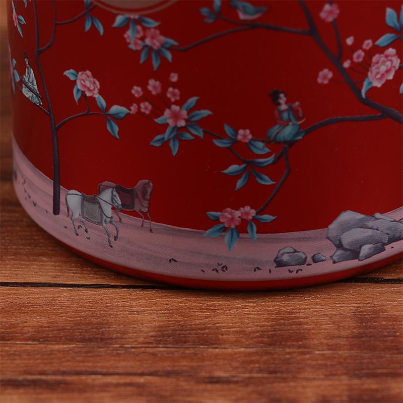 Convenient Tea Storage Container For Home Tinplate Candy Cans Tea Container Coffee Sugar Box With Lid Chinese Tea Box
