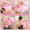 Pink Weighted Axolotl Plush Toy 23.6 Inch 3.1 Lbs Adorable Stuffed Animal Pillow Designed for Girls Boys Gentle Huggable Present Pink Filled Featuring