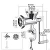 Manual Meat Grinder Gadget Food Grinding Machine for Vegetables Home Kitchen