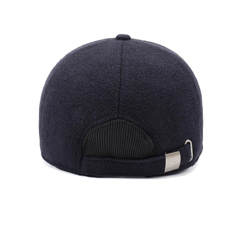 Middle-Aged Autumn Winter Cap Men's Velvet Thick Cap Outdoor Ear Protection Cold-Proof Baseball Cap