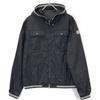 Moncler D10914163405 JEANCLAUDE Nylon Kapuzenjacke 3 schwarz Gebraucht