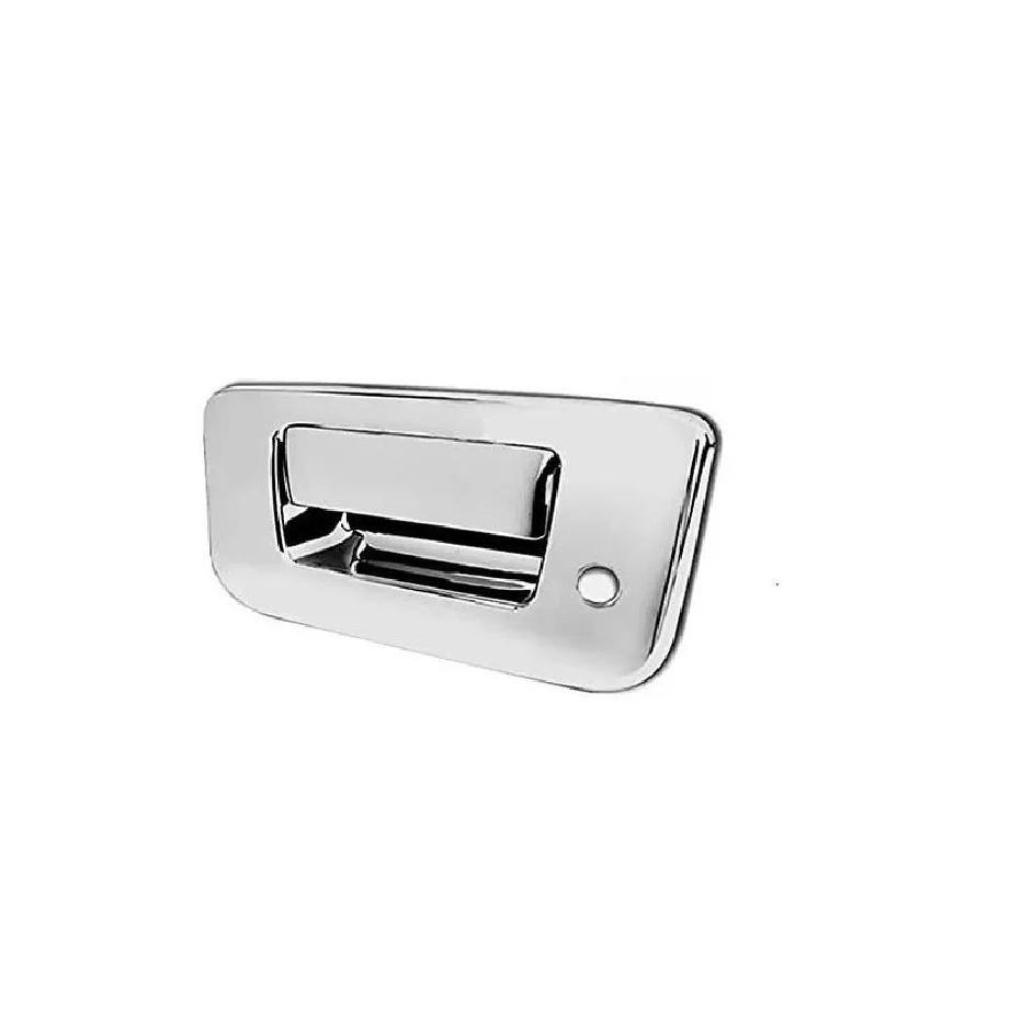 Chrome Styling Chrome Tailgate Door Handle Cover with Keyhole for 2007-2013 Chevrolet Chevy Silverado/GMC Sierra