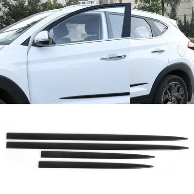 Body Side Trim Waterproof Bright Black  Door Protector Auto Modification Exterior Belt Body Side Molding Door Trim