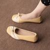 Mary Jane Women's Shoes Autumn New Light Mouth Thin Small Flat Soft Sole with Skirt Single Shoes