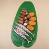 4pcs Multipurpose Banana Leaf Replicas Enhances Any Space with Tropicals Bendables and Practical Party Decoration