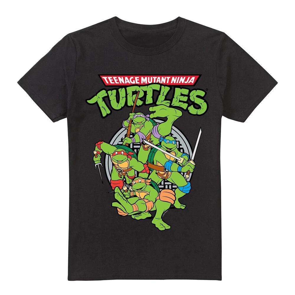 Teenage Mutant Ninja Turtles Tmnt Group 100% Cotton T-shirt Mens Tees Top S-5XL, Black XL