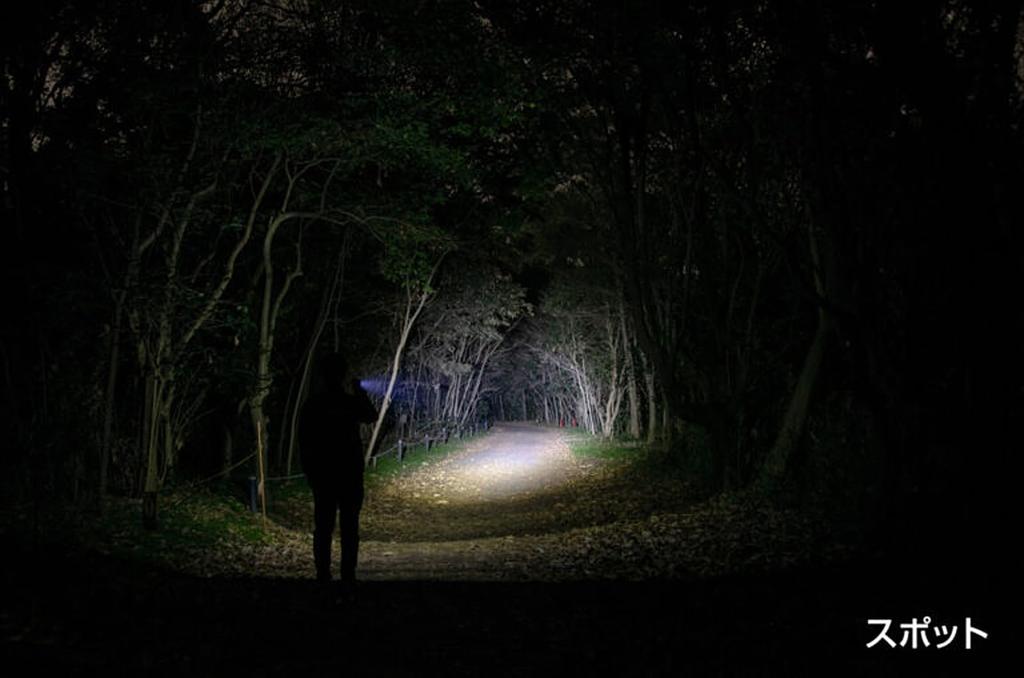 GENTOS G Series LED USB 1100 4 Hours of Battery Water and Waterproof To Uses Dedicated Rechargeable Battery GF-214RG Flashlight, Rechargeable, Lumens,