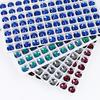 Dongzhou Crystals Rivoli Shaped Flatback Sew On Rhinestones Non Hotfix Crystal Beads Garment Shoes Sewing Accessories