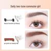 MYG Two-in-One Mascara & Eyebrow Dye: Long-Lasting, Waterproof, Sweatproof, Easy Removal, Lengthening & Volumizing in Brown