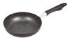 Pearl Metal Frying IH Mega Pan, Black, 20cm, Compatible, Marble, HB-4369
