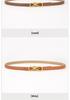 2025 Women's Versatile Genuine Leather Bowknot Waist Cinch - Thin Decorative Belt for Skirts and Shirts
