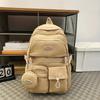 Backpack Simple Large Capacity Sports Travel Backpack Junior High School Leisure Backpack Tutorial Bag