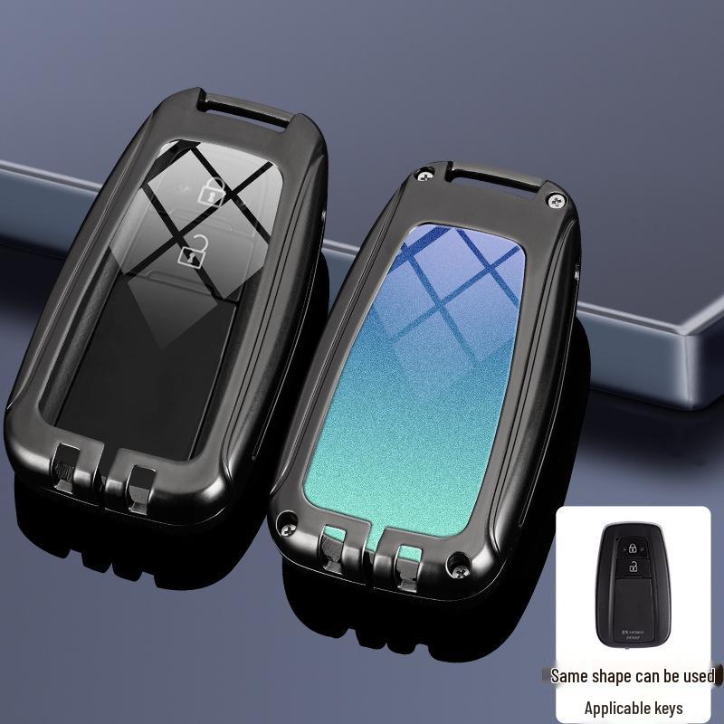 

Металлический градиентный зеркальный чехол для ключей для Toyota Crown & Highlander
