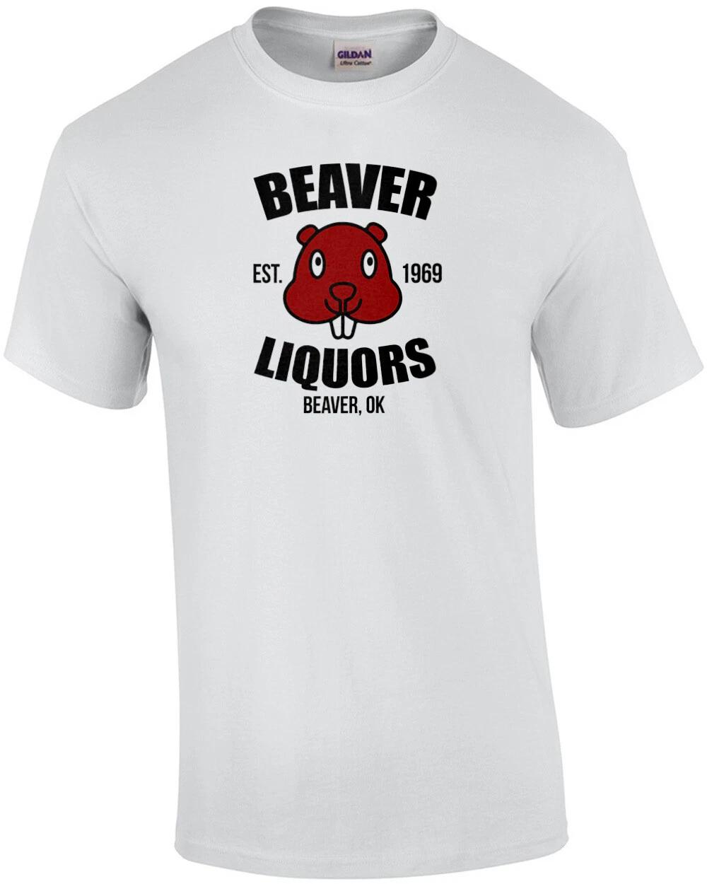 Beaver Liquors - Beaver, Oklahoma Sexual Offensive T-Shirt L
