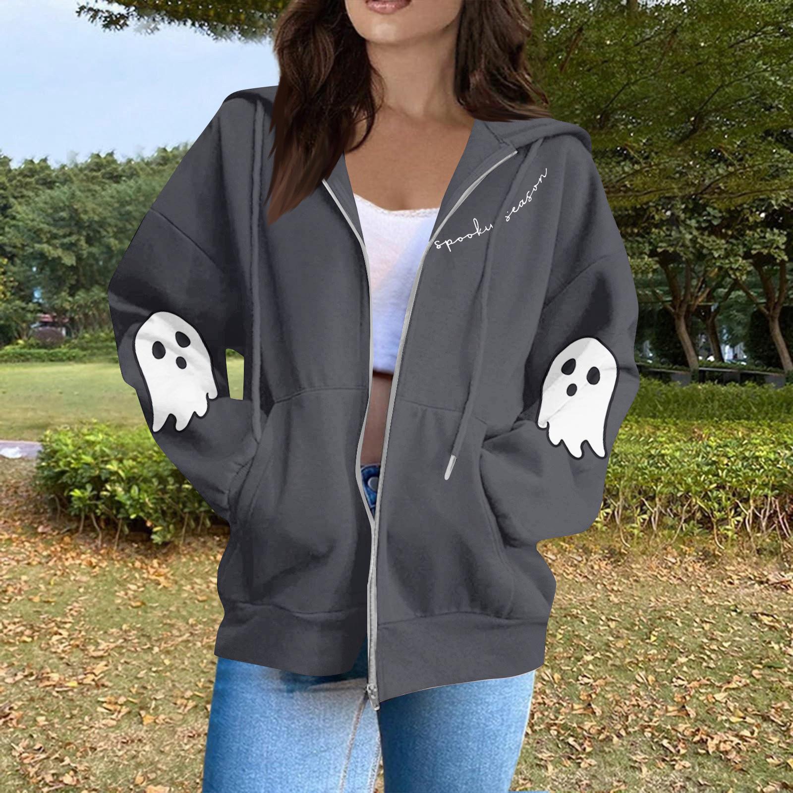 

Женская мода Повседневные толстовки с капюшоном и длинным рукавом однотонные топы XXL