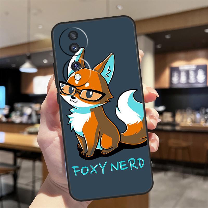 Anime Funny Fox Case For Honor Magic 5 6 7 8 Pro Honor 200 400 50 70 90 Lite X8b X8c X9b X9c X9d Win RT Cover