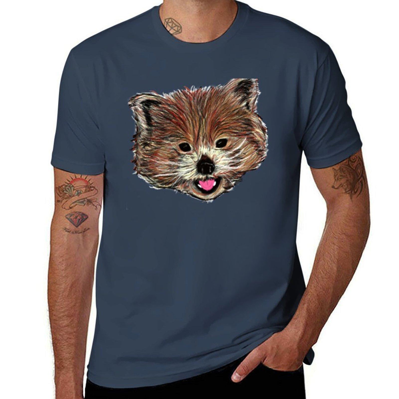Red Panda TShirt Casual Basic Short Sleeve TShirt S