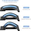 Durable And Safe Back Stretcher For Lower Back Pain Relief 4 Level Adjustable Lumbar Cracker Board Stretching Device For Scoliosis Sciatica