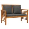 Maison Exclusive - Salon de jardin avec coussins 5 pcs Bois d'acacia solide