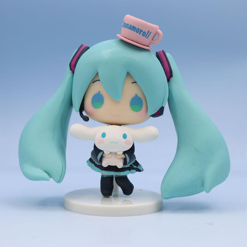 Hatsune Miku PVC Figure Set (Q Version  Normal Style) Anime Collectible Toy Gift for Fans