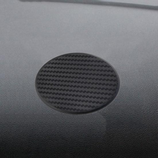 Carbon Fiber Look Car Cup Holder Anti Slip ert Coasters Mat Pad Accessories