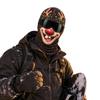 Hombre Viejo Esquía, Divertido Realista 3D Estampado Completo Cara Completa Invierno Cortavientos Sombrero, Gafas de Sol No Incluidas