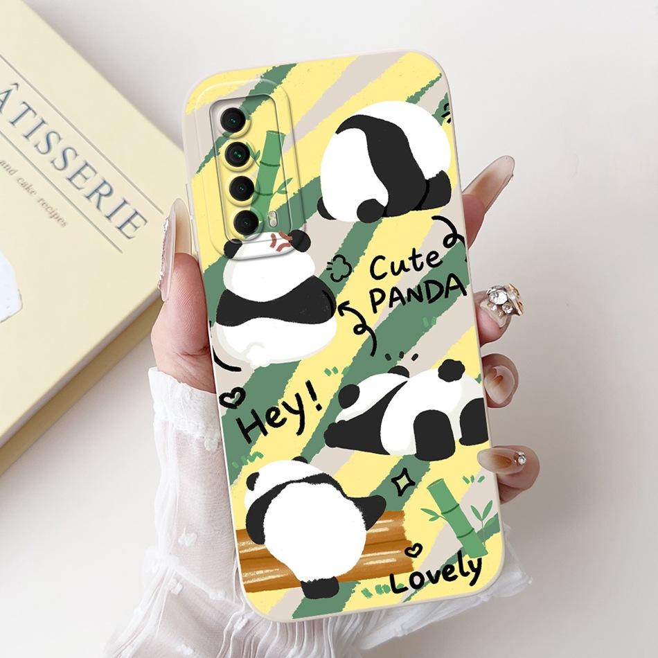 For Huawei P Smart 2021 Case Huawei Y7A PPA-LX3 PPA-LX1 PPA-LX2 Elegant Printing Soft Silicone Shockproof Phone Cases