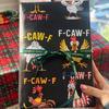 F-Caw-F Chicken Wrapping Paper Sarcastic Farm Animal Wrapping Paper for Christmas Birthdays Parties DIY Craft Gifts Wrap Supplies