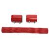 12in Coolant Radiator Hose Kit with Cap Stainless Steel Flexible Efficient Cooling Coolant Hose Kit