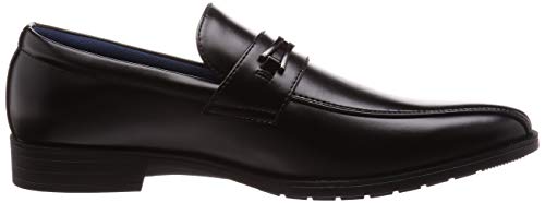 Ultra-lightweight, Water-repellent, Slip-on Loafers for Men, Antibacterial, Deodorizing, Black, Size 27cm