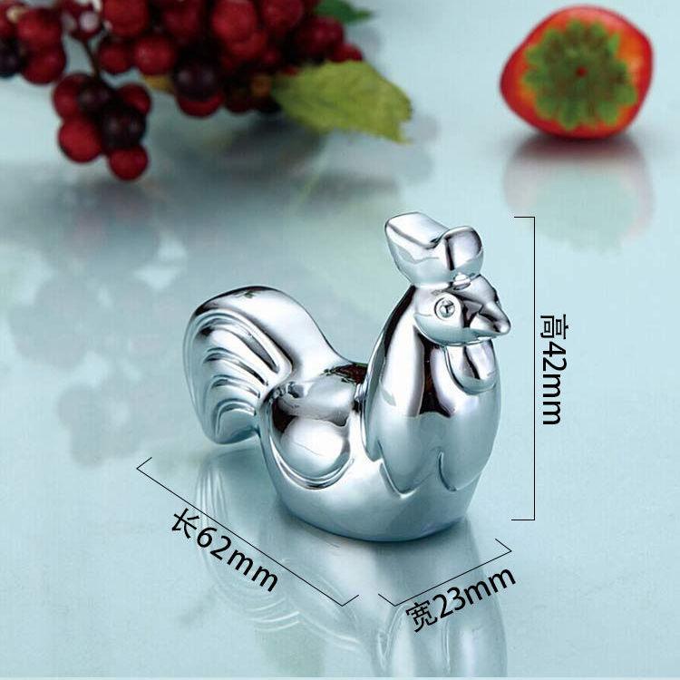 Metall Essstäbchenhalter Ablage Küche Bar Tisch Dekoration Zubehör Zinklegierung Chinesischer Stil Zwölf Tierkreiszeichen Essstäbchenkissen