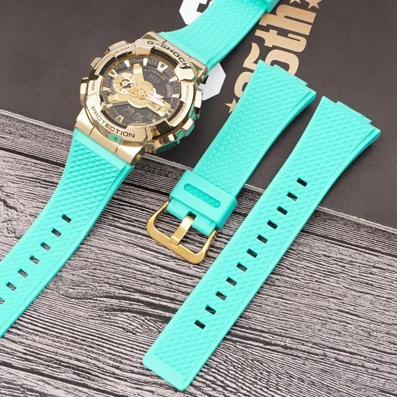 2025 Strap for Casio GSHOCK GM110 GA100/110/120 400 GA-700 800 GD-100 GAL-100 GW-8900 Replace Silicone Rubber Watch Band Bracelet