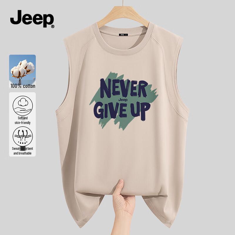 JEEP Men s Heavy Cotton Tank Top XL