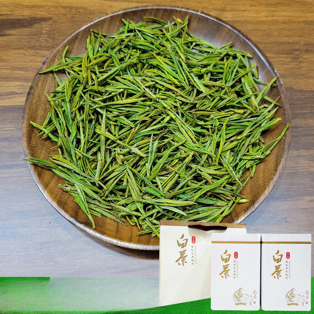 2023 New Tea White Tea Green Tea Mao Feng Type White Leaf Tea Tin 500g/1,1lb