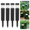 4 Pieces Solar Pathway Light Outdoor Landscape Decorative Lawn Sidewalk for
