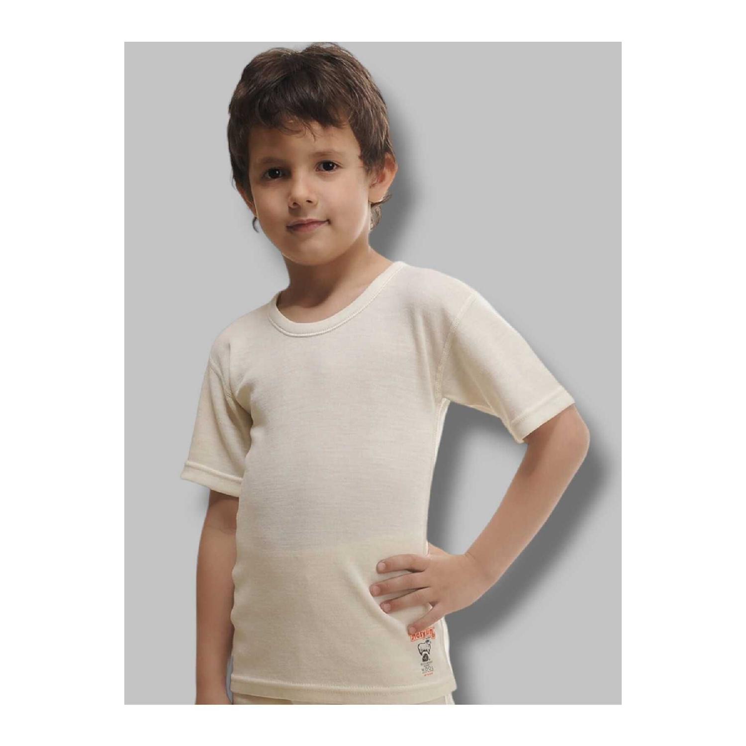 

500 Детская майка из 75% шерсти 2 YAŞ дубильная кора