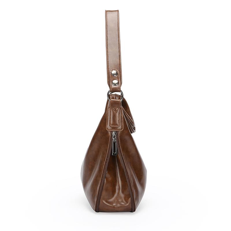 Damen Mode Weiches Leder Handtasche Große Kapazität Tragetasche Umhängetasche Crossbody Tasche für Damen Täglich Lässig Arbeit Einkaufen Reisen Einfarbige Farbe