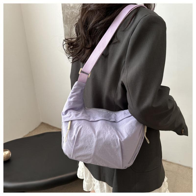 Fashion Lazy Wind Large Capacity New Simple Literary Nylon Women's Trend Casual Light Shoulder Crossbody Bag