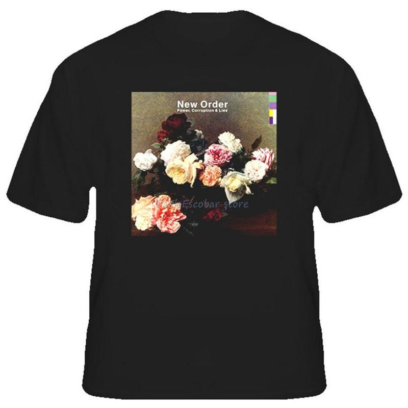 New Order Power Corruption And Lies Album T Shirt Casual Print Fashion Tee Shirt S
